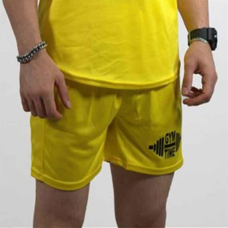 شلوارک مردانه بغل تیکه دار سوزنی GYM تکی — تصویر ۲