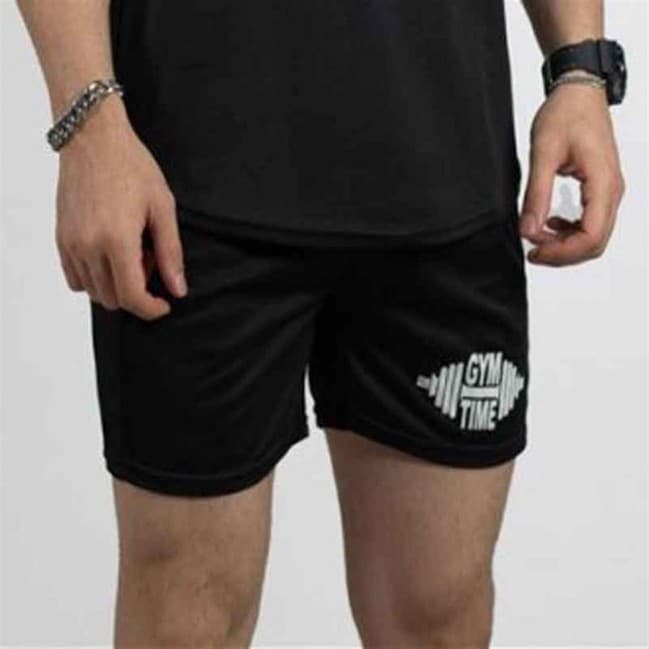 شلوارک مردانه بغل تیکه دار سوزنی GYM تکی — تصویر ۷