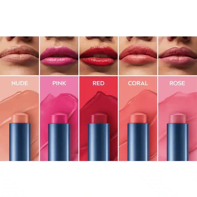 بالم لب رنگی 3 در 1 لبلو Labello مدل SPF30 Caring Beauty رنگ Red — تصویر ۵