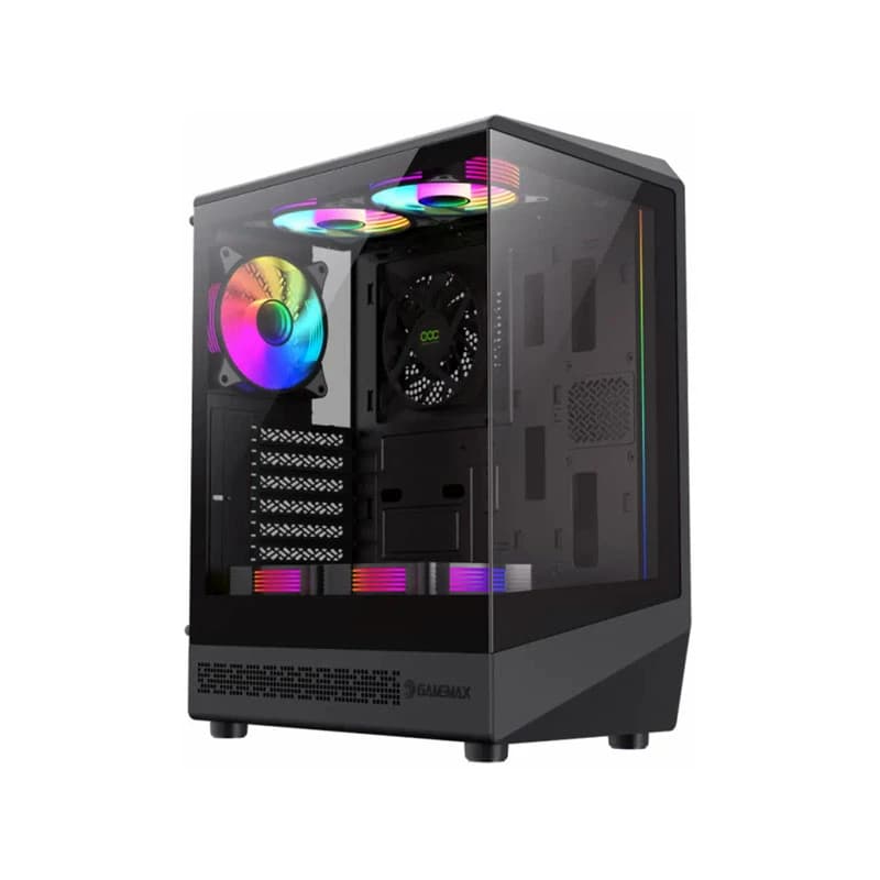 کیس کامپیوتر GAMEMAX مدل Vista COC BK