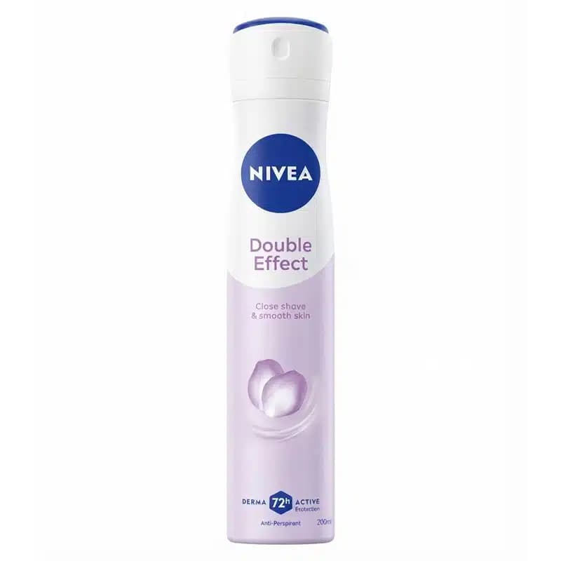 اسپری ضدتعریق 72 ساعته نیوآ Nivea مدل Double Effect Close Shave & Smooth Skin(200 میل)