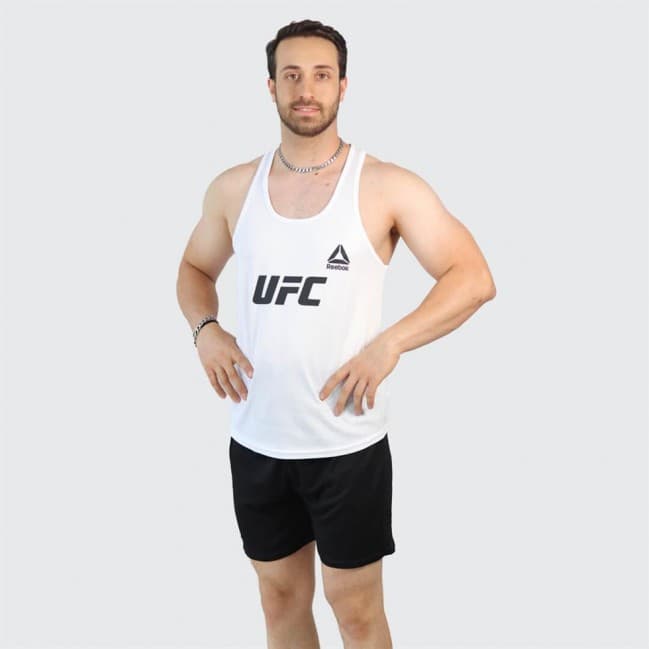 تاپ مردانه قهرمانی سوزنی UFC REEBOK تکی — تصویر ۶