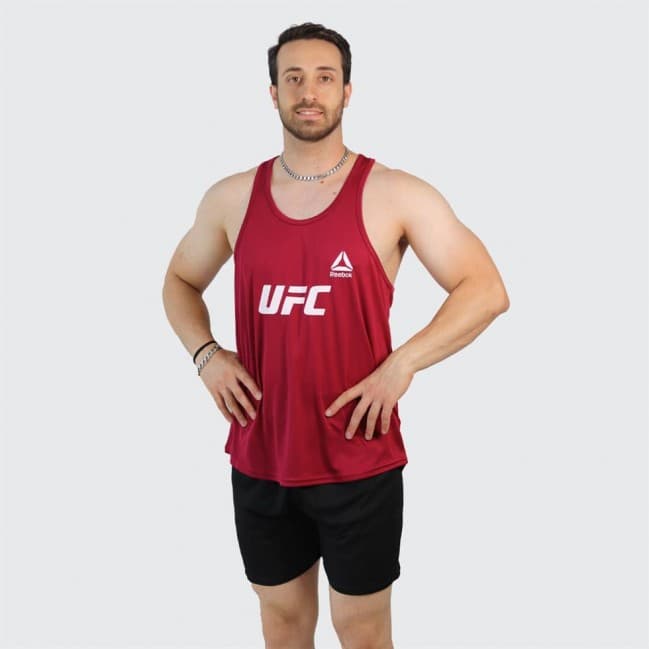 تاپ مردانه قهرمانی سوزنی UFC REEBOK تکی — تصویر ۴