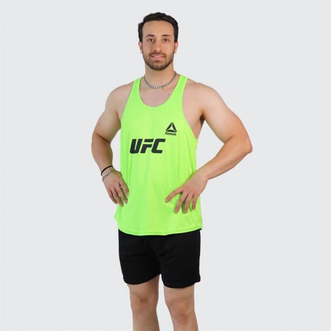 تاپ مردانه قهرمانی سوزنی UFC REEBOK تکی — تصویر ۷