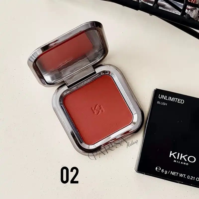 رژگونه پودری کیکو KIKO MILANO مدل Unlimited Blush Powder کد 02 (های کپی)