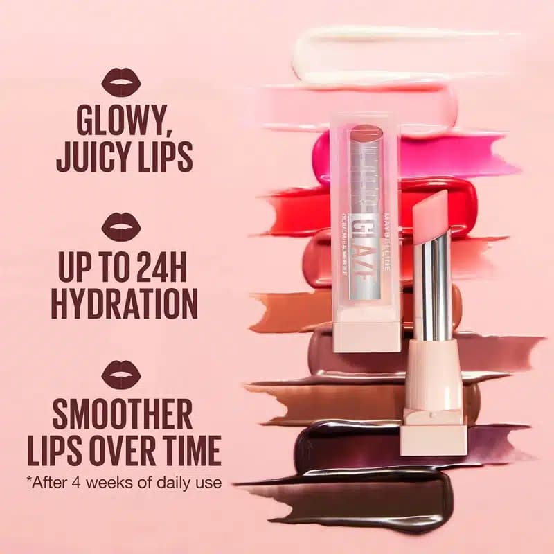 بالم لب رنگی آبرسان میبلین Maybelline مدل Lifter Glaze Lip Balm کد 08 رنگ Acai Glaze — تصویر ۵