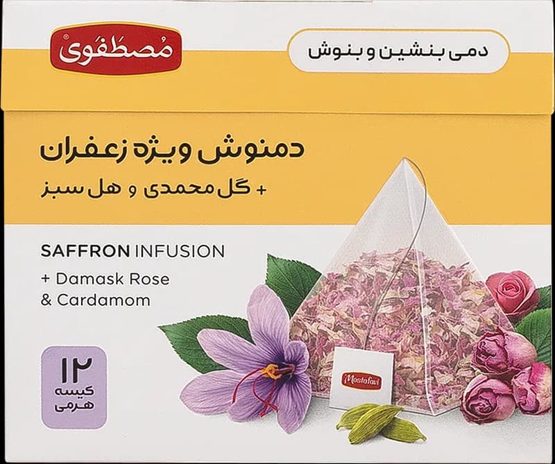 دمنوش زعفرانی ویژه 12 عددی