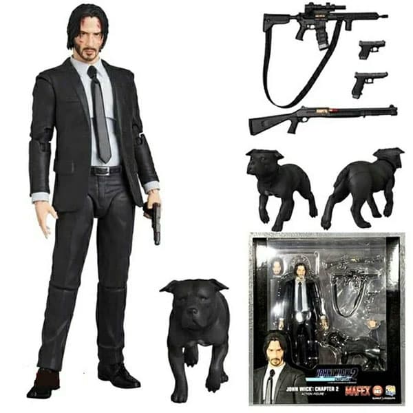 اکشن فیگور جان ویک Mafex مدل Chapter 2 — تصویر ۳