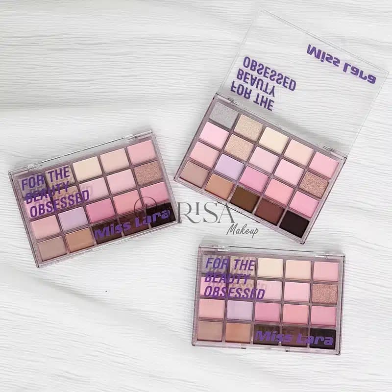 پالت سایه 20 رنگ میس لارا Miss Lara مدل For The Beauty Obsessed