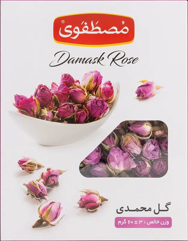 غنچه گل محمدی 60 گرم