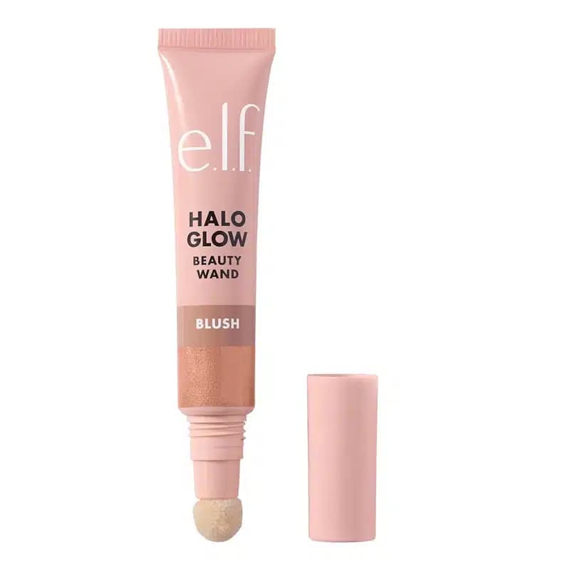 رژگونه مایع شاین سراسفنجی الف elf مدل Halo Glow Blush Beauty Wand رنگ Candlelit — تصویر ۲