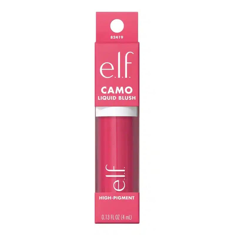 رژگونه مایع الف elf مدل Camo Liquid Blush رنگ Comin’ In Hot Pink