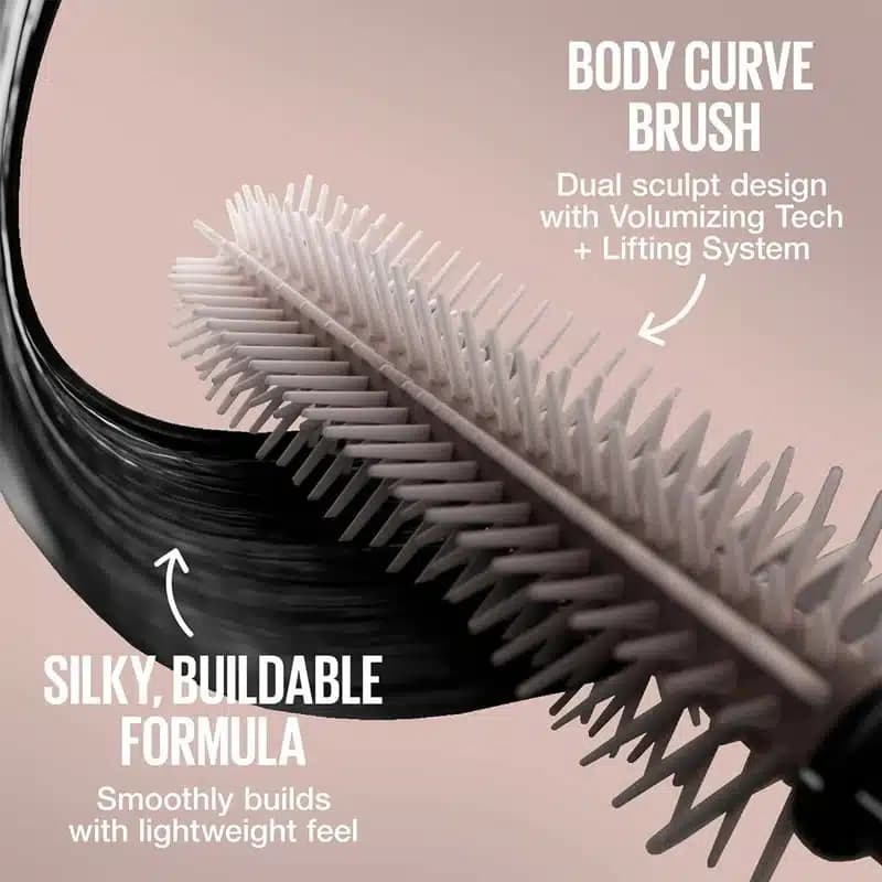 ریمل حجم‌ دهنده و لیفت‌ کننده مژه میبلین Maybelline مدل Lash Sensational Body Washable — تصویر ۳