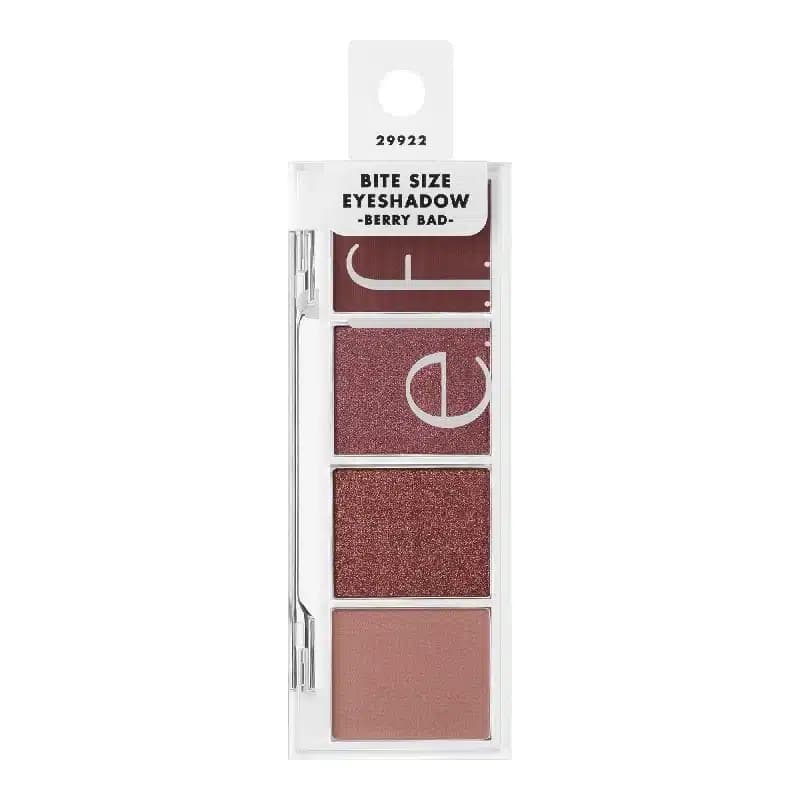 پالت سایه 4 رنگ الف elf مدل Bite Size Eyeshadow رنگ Berry Bad — تصویر ۷
