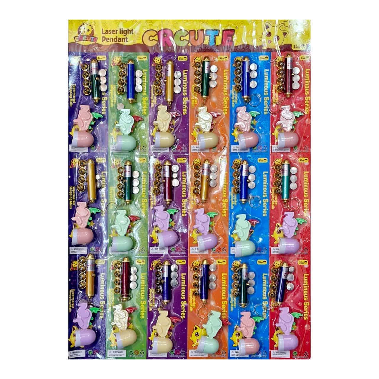 اسباب بازی لیزر و چراغ قوه کانگورو رو کارتی