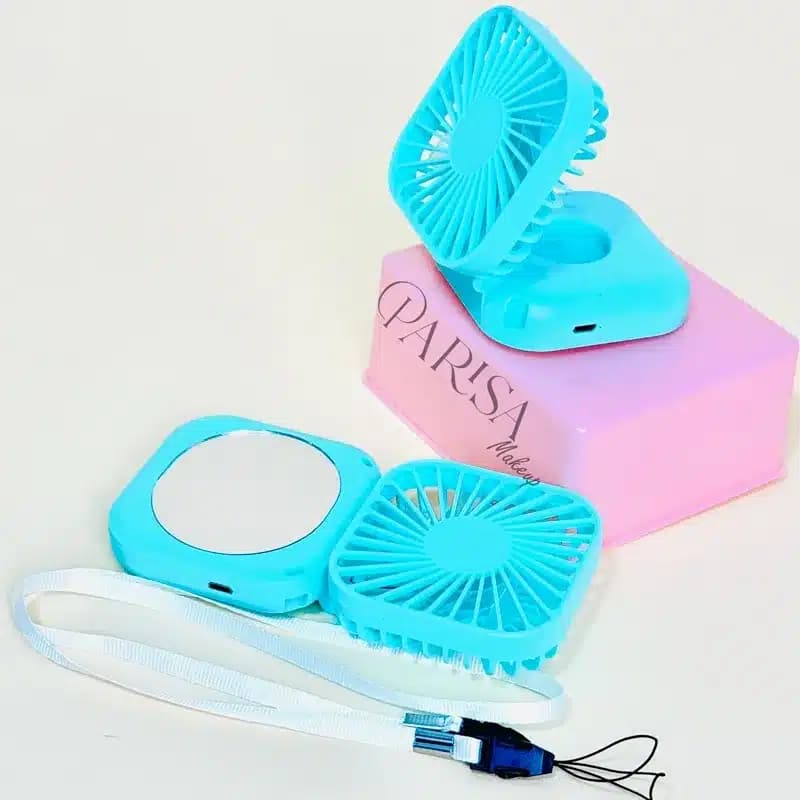 پنکه تاشو آینه دار مدل Holding Fan — تصویر ۴
