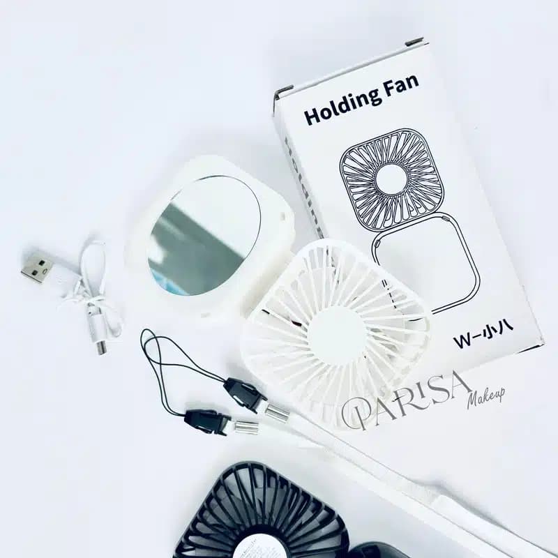 پنکه تاشو آینه دار مدل Holding Fan — تصویر ۲