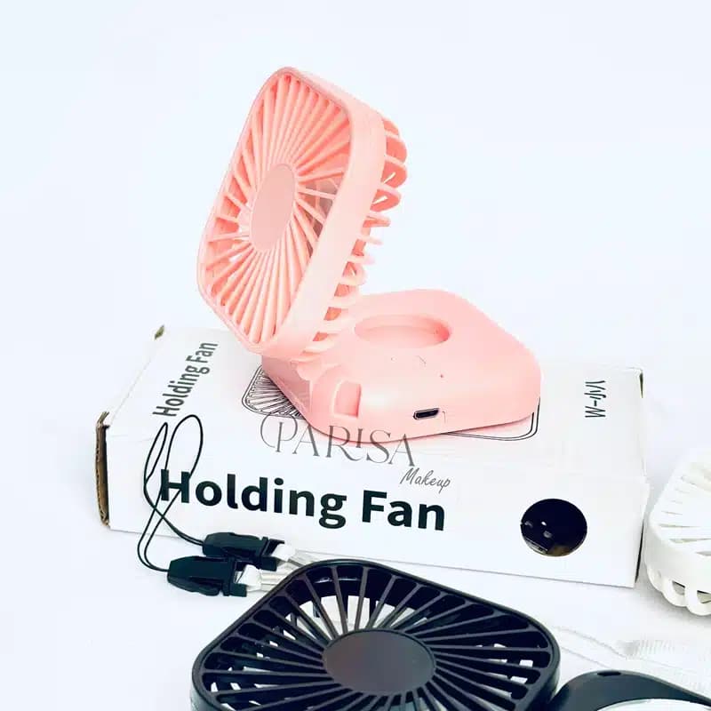 پنکه تاشو آینه دار مدل Holding Fan — تصویر ۳