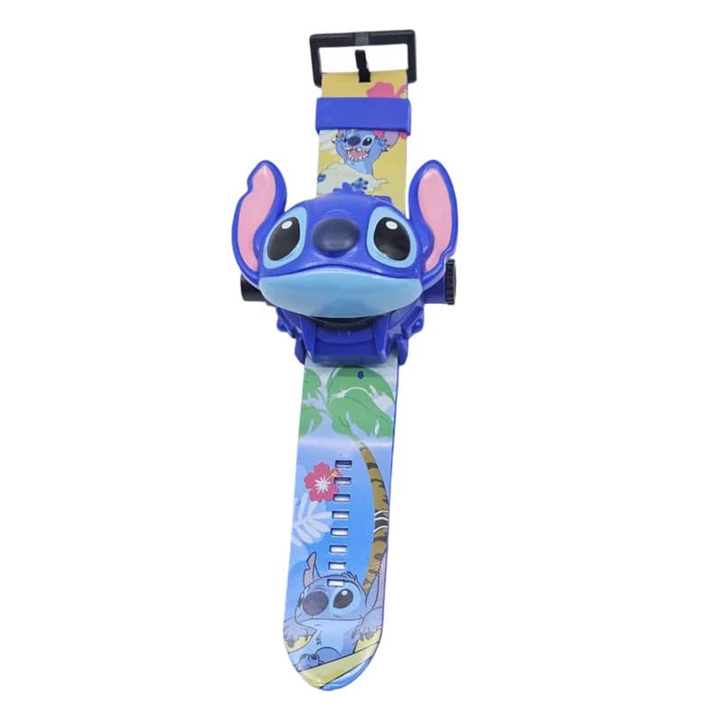 ساعت مچی دیجیتال بچگانه مدل استیچ پروژکتوری 24 طرح کارتونی Stitch — تصویر ۳