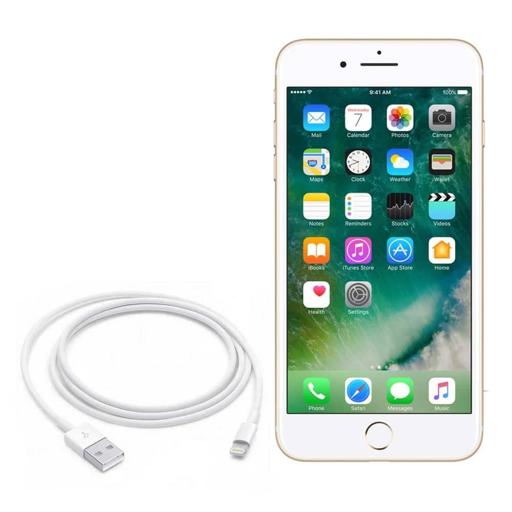 کابل USB به لایتنینگ آیفون 5 تا 14 | سیم شارژر iPhone