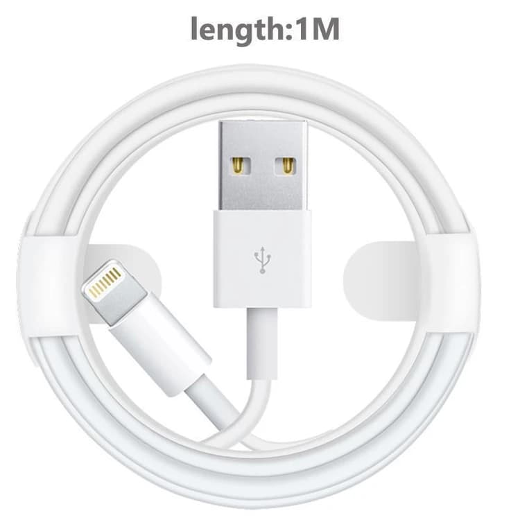 کابل شارژ آیفون 7 Plus | سیم شارژر Cable iPhone 7 Plus مدل USB به لایتنینگ — تصویر ۲
