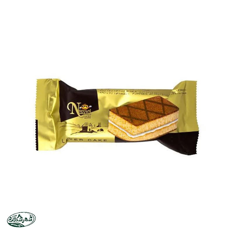 کیک لایه ای طلایی 55گ نظری