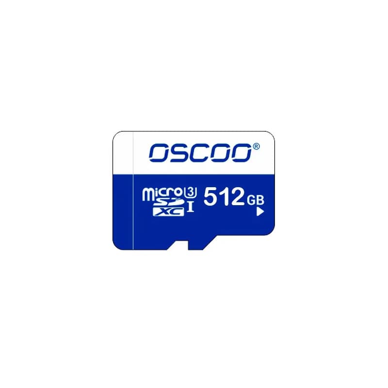 کارت حافظه میکرو اسدی اوسکو 512 گیگابایت سرعت 85MB/s U3 (آبی)