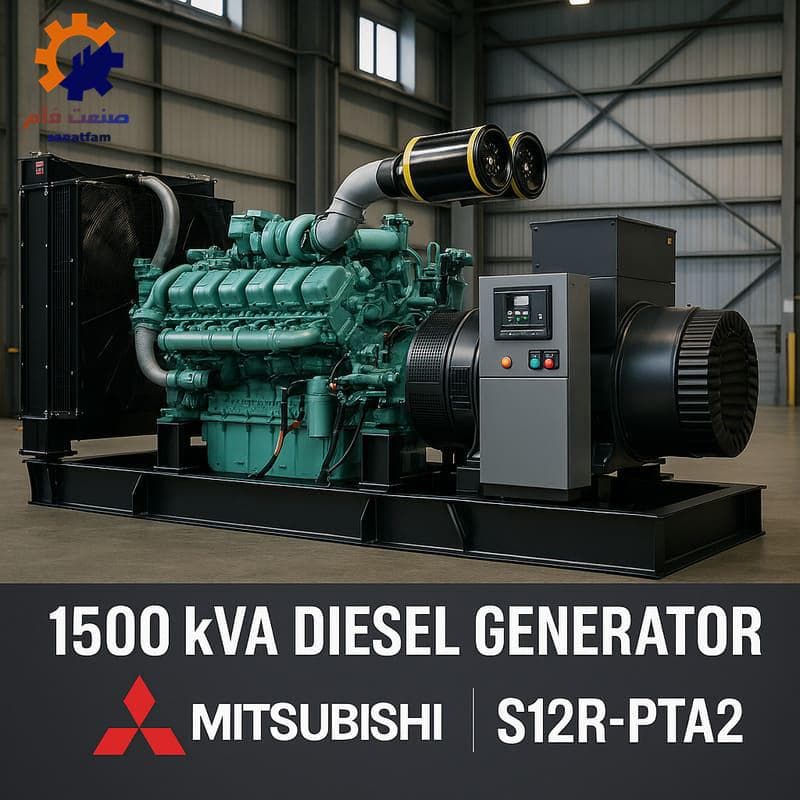 دیزل ژنراتور 1500 کاوآ میتسوبیشی مدل S12R-PTA2