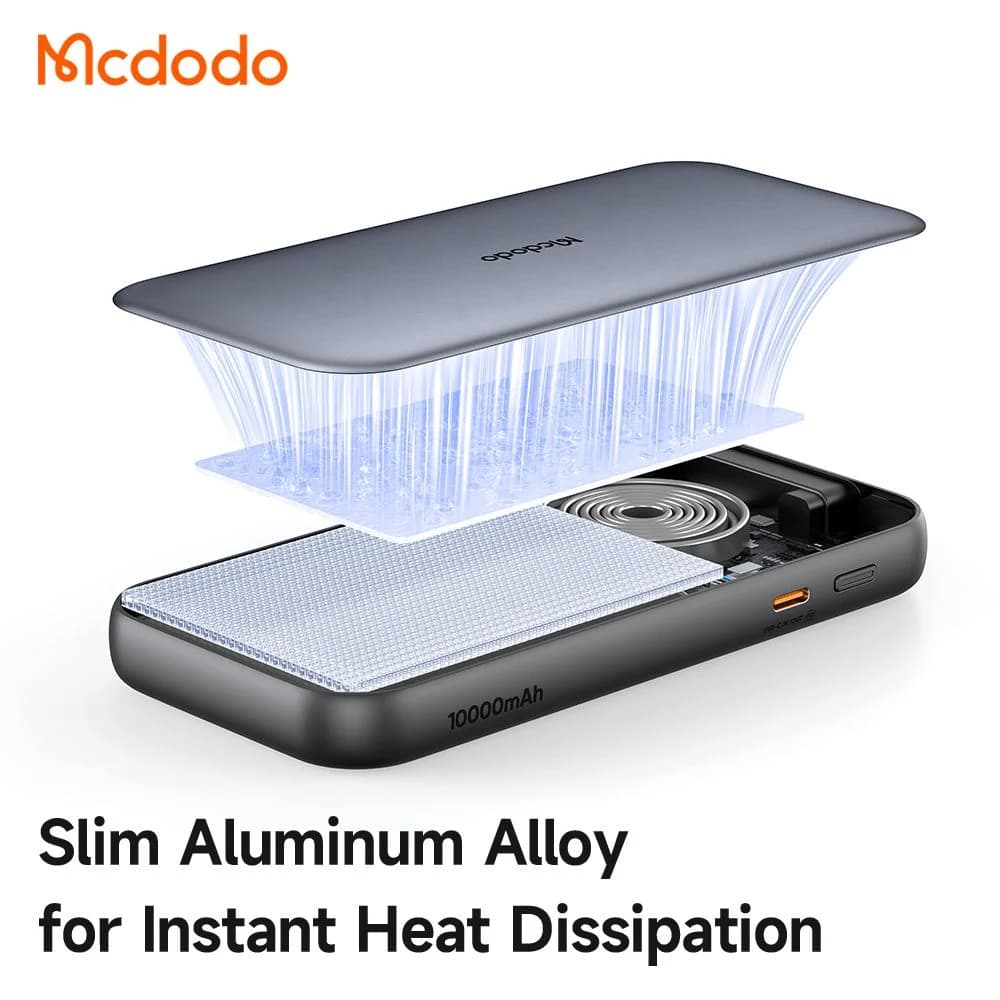 پاوربانک 45 وات مک دودو مدل MC-592 ظرفیت 10000 میلی‌آمپرساعت به همراه یک عدد کابل USB-C — تصویر ۱۰