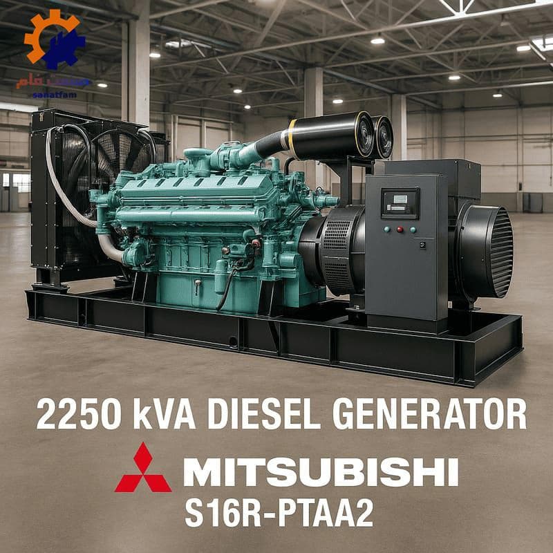 دیزل ژنراتور 2250 کاوآ میتسوبیشی مدل S16R-PTAA2