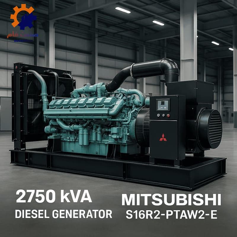دیزل ژنراتور 2750 کاوآ میتسوبیشی مدل S16R2-PTAW2-E