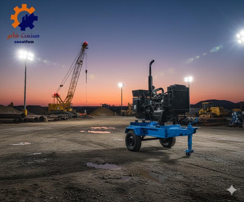 دیزل ژنراتور 72 کاوا موتور سازان مدل 4.40