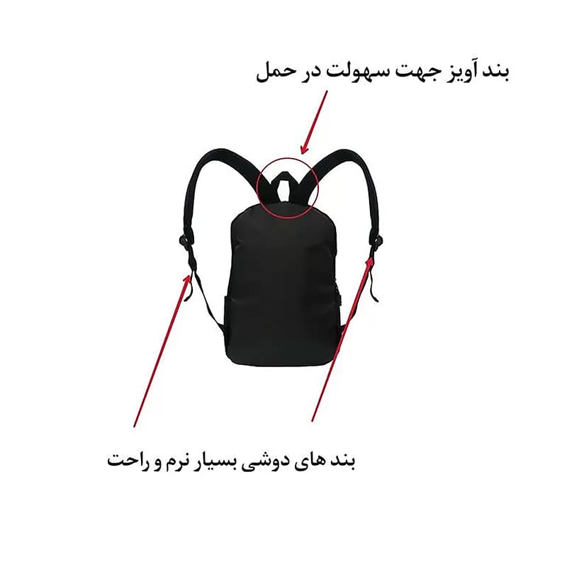 کوله پشتی تنسر مدل لایتv2 — تصویر ۷