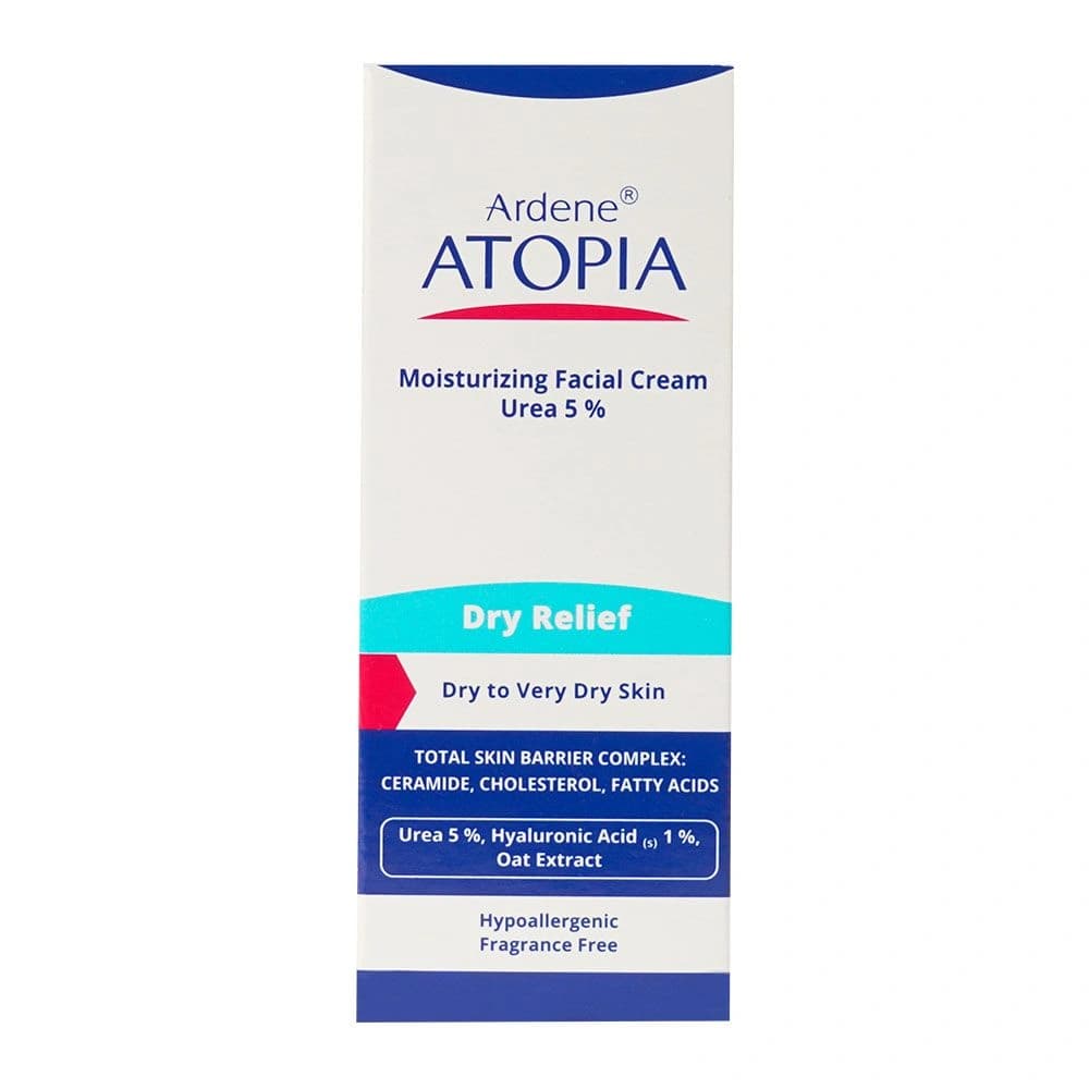 لوسیون شوینده و مرطوب‌کننده صورت آردن آتوپیا مدل Dry Relief حجم ۱۵۰ میلی‌لیتر