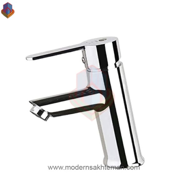 شیر روشویی کروم براق رابو مدل ستاره