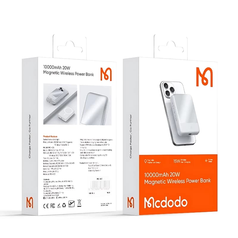 پاوربانک مک دودو مدل MC-4261 20W ظرفیت 10000 میلی آمپرساعت — تصویر ۷