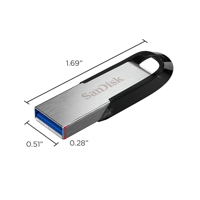 فلش مموری سن دیسک 32 گیگابایت USB3.0 مدل Ultra Flair (نقره‌ای-مشکی) — تصویر ۳