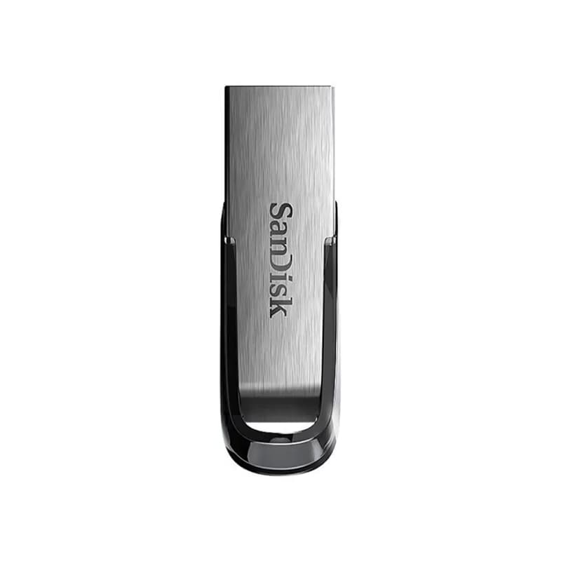 فلش مموری سن دیسک 32 گیگابایت USB3.0 مدل Ultra Flair (نقره‌ای-مشکی)