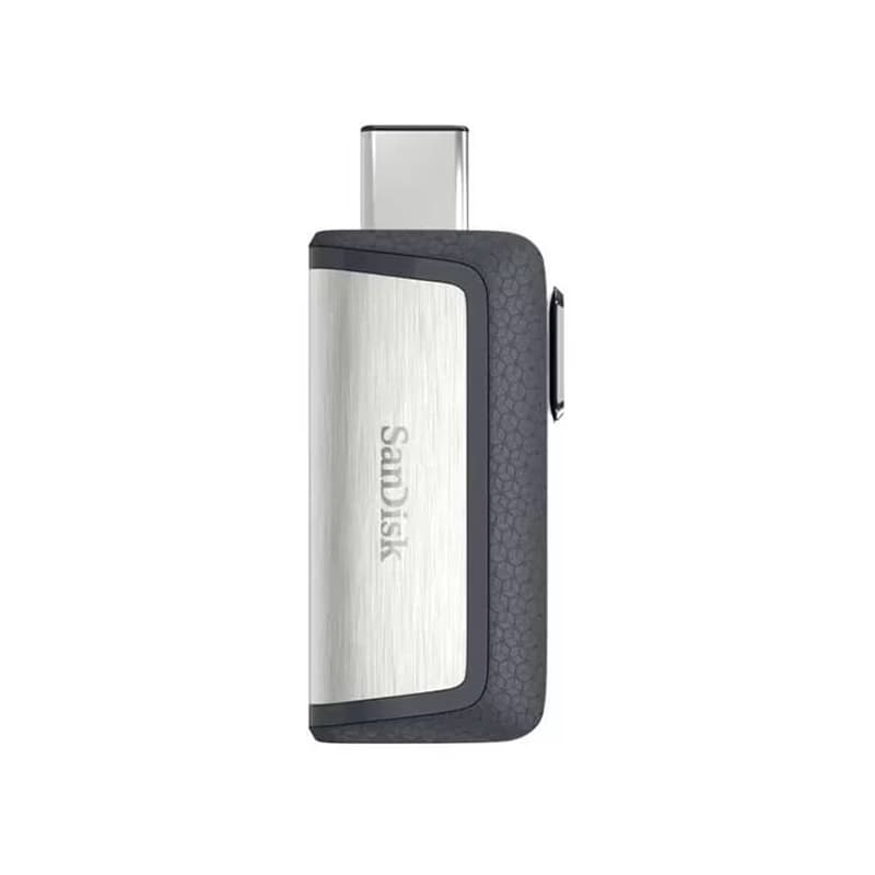 فلش مموری سن دیسک 32 گیگابایت USB3.1 مدل Ultra Dual Drive Type-C (خاکستری)