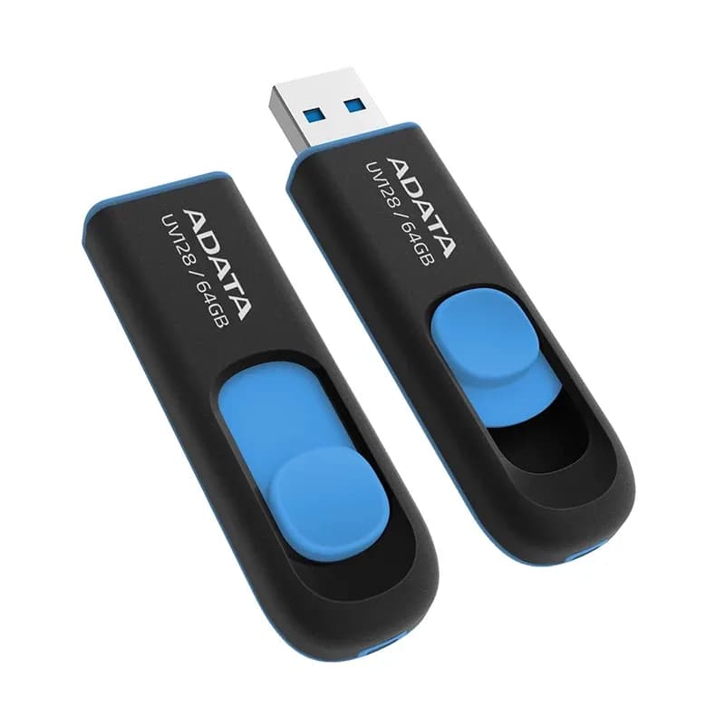 فلش مموری ای دیتا 128 گیگابایت USB3.2 مدل ADATA UV128 (آبی) — تصویر ۵