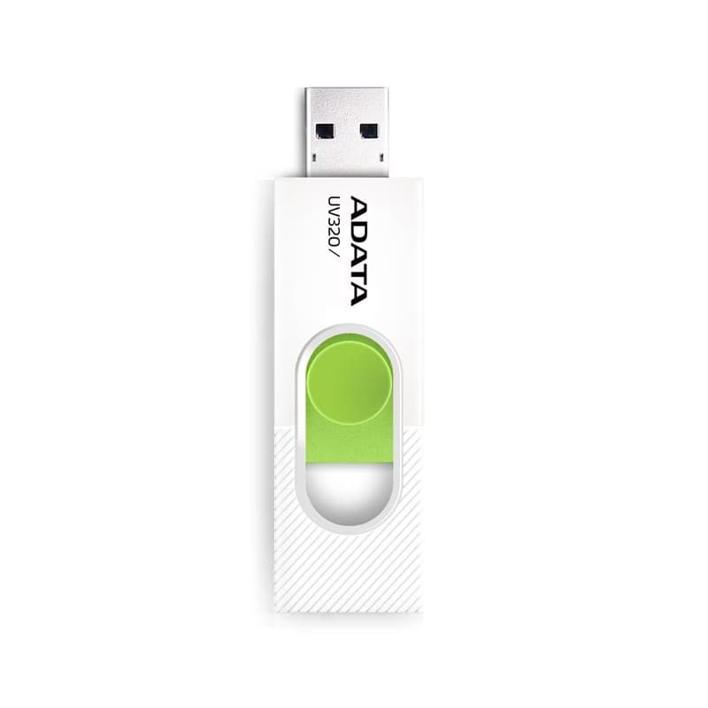 فلش مموری ای دیتا 32 گیگابایت USB3.2 مدل UV320 (سفید سبز)
