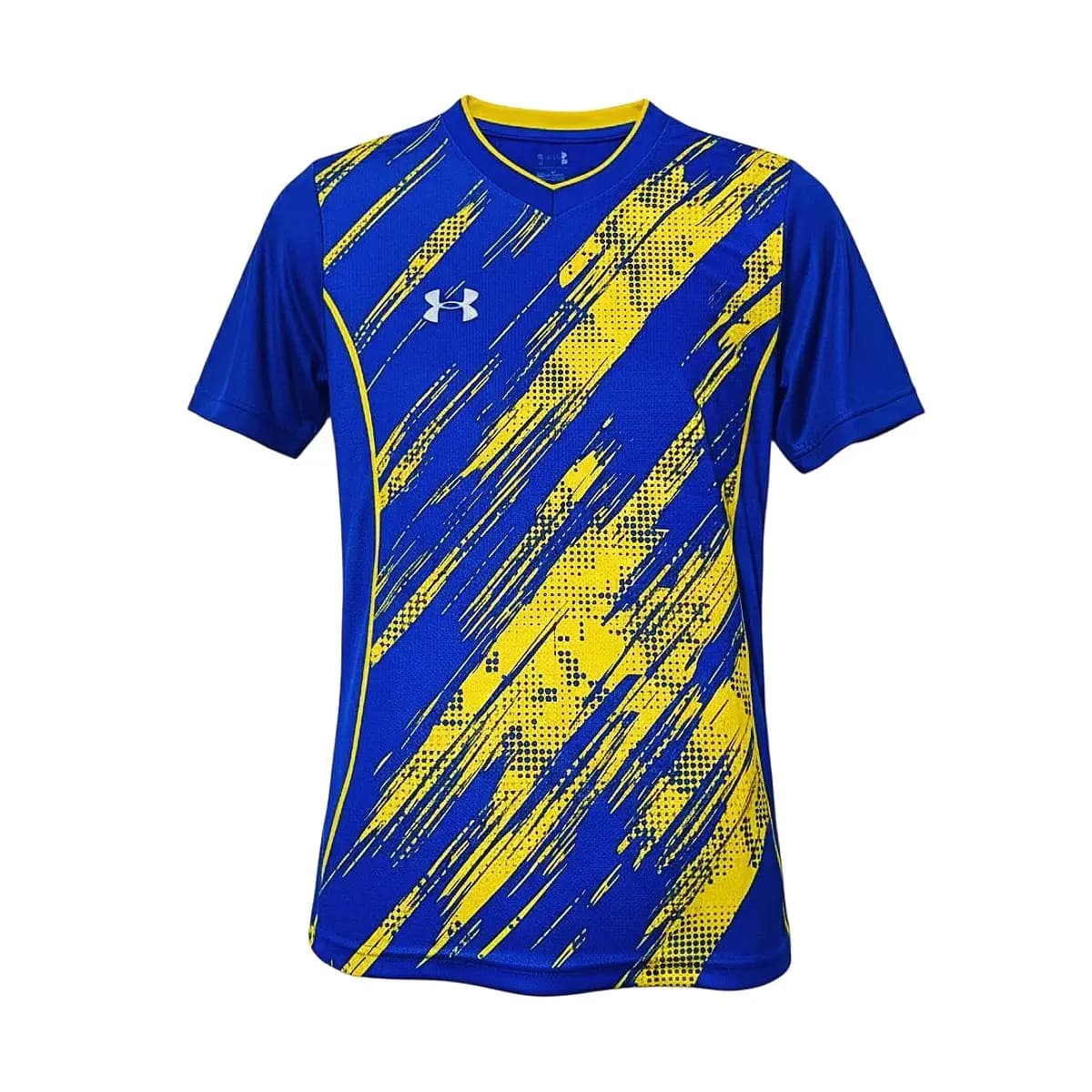 ست پیراهن و شورت فوتبال طرح آندر آرمور (Under Armour) | آبی — تصویر ۲