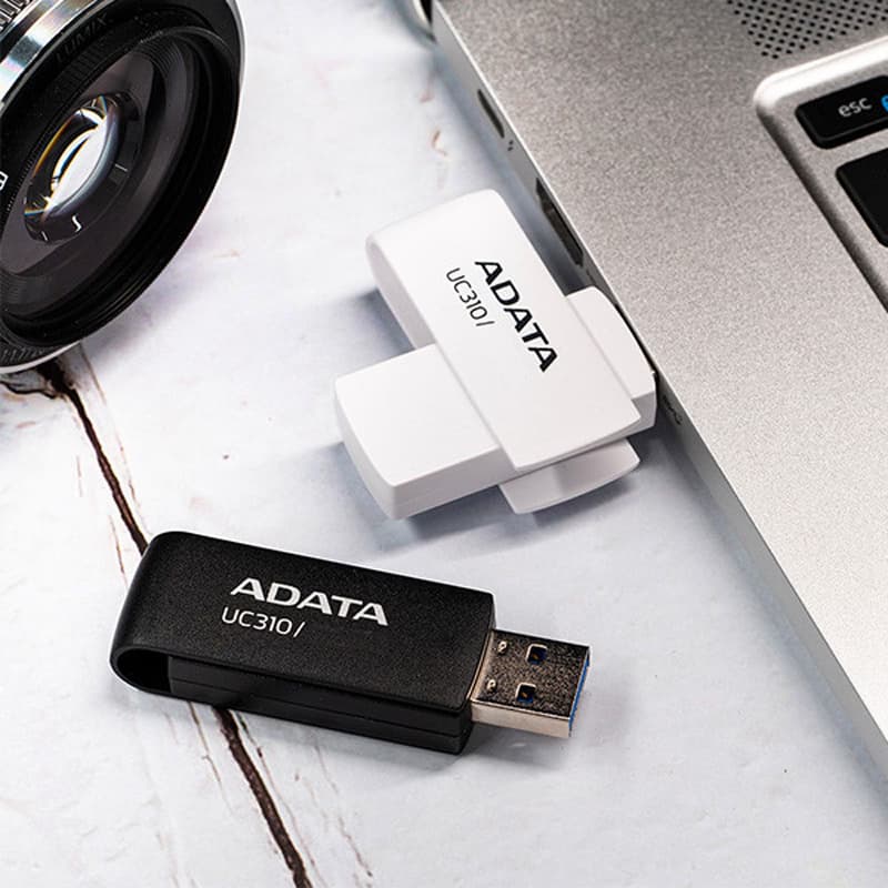 فلش مموری ای دیتا 64 گیگابایت USB3.2 مدل UC310 (سفید) — تصویر ۳