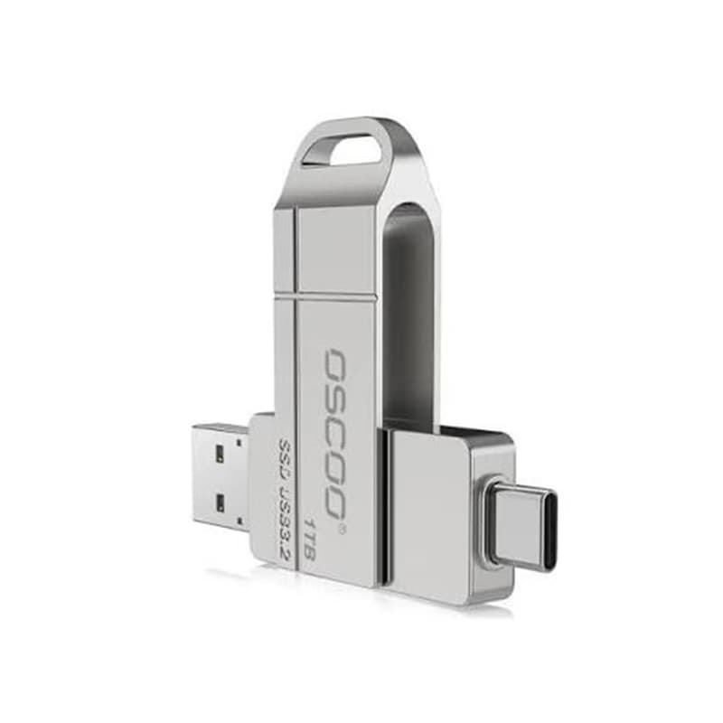 فلش اس اس دی اوسکو 512 گیگابایت USB3.2 مدل SU001 Type-C (نقره ای)