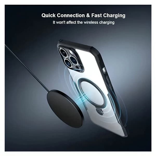 کاور ژاند مدل Magnetic Holder مناسب برای گوشی موبایل اپل iPhone 14 Pro Max — تصویر ۳