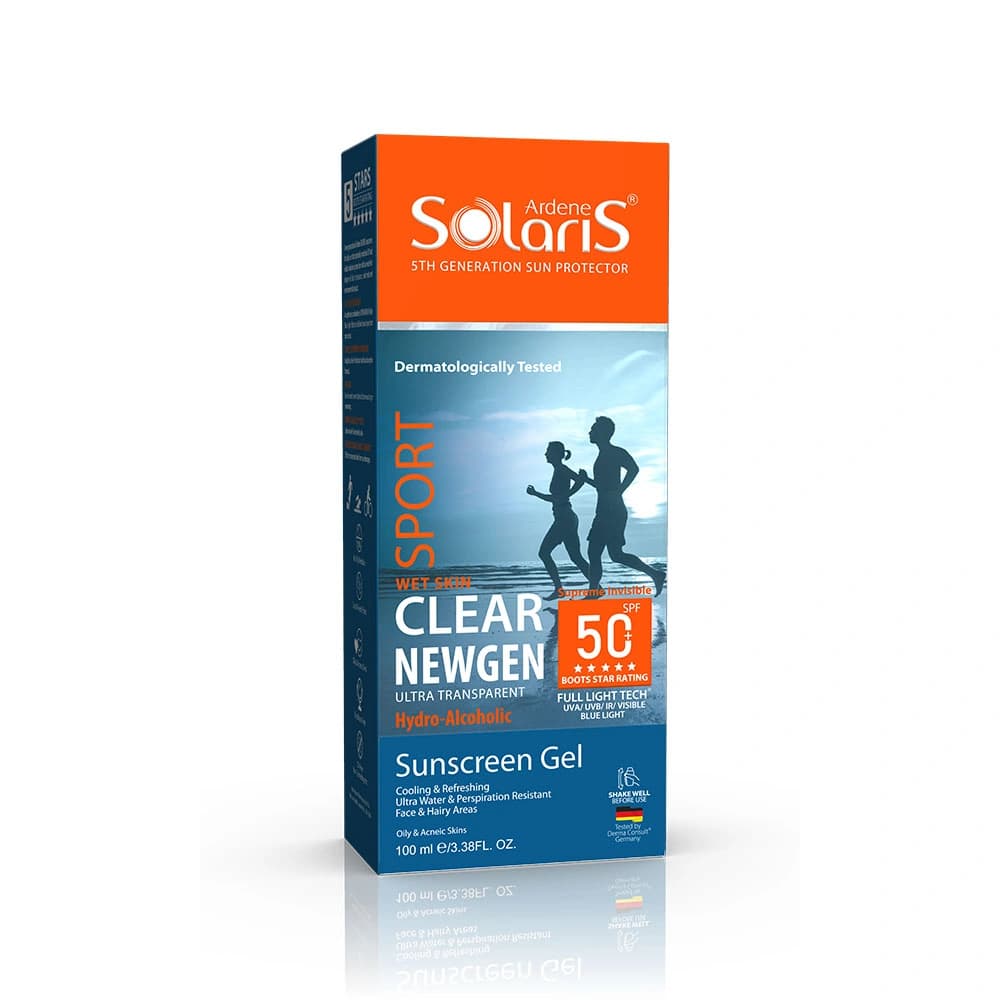 ضد آفتاب کرم پودری رنگی پوست حساس آردن سولاریس MAX NEWGEN برای پوست های حساس SPF100 بژ طبیعی — تصویر ۲