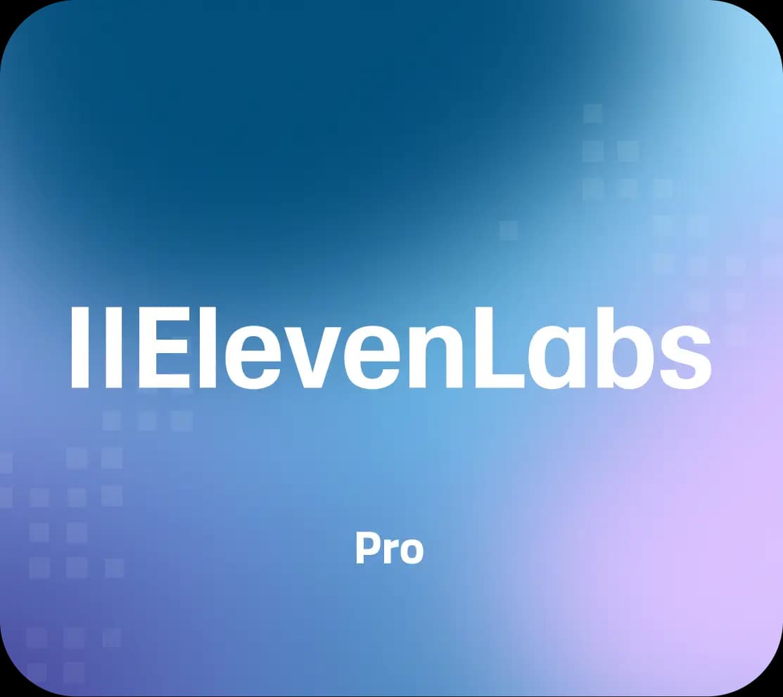اکانت Elevenlabs Pro