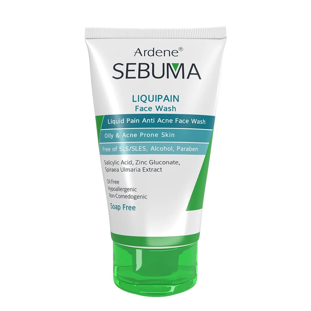 مایع شوینده غیرصابونی صورت آردن سبوما مناسب پوست چرب Liquipain حجم 150 میلی لیتر