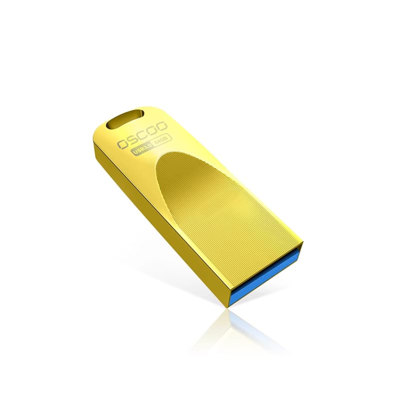 فلش مموری اوسکو 64 گیگابایت USB3.0 مدل Gemini K003 (طلایی) — تصویر ۲