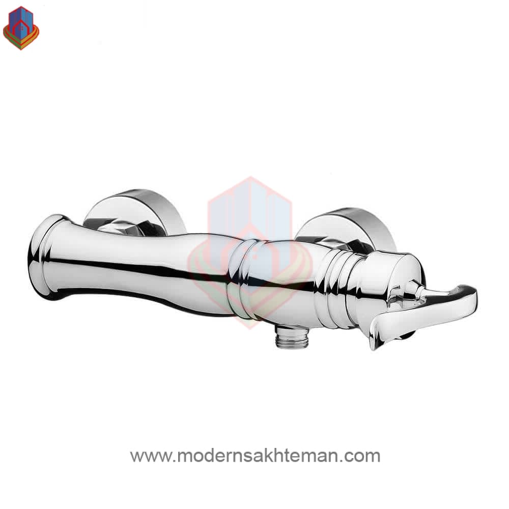 شیر توالت کویران آذر مدل راین کروم براق